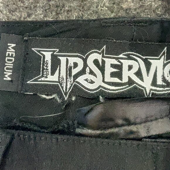 GANGSTA PRANKSTA Capri Pants Black EUC VINTAGE RARE - Picture 5 of 5